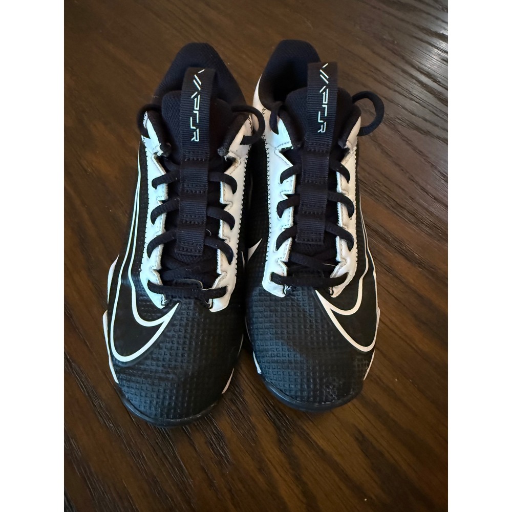 Nike Vapor Ultrafly 4 Keystone Kids 4.5Y‎ Black White Excellent Baseball Cleats